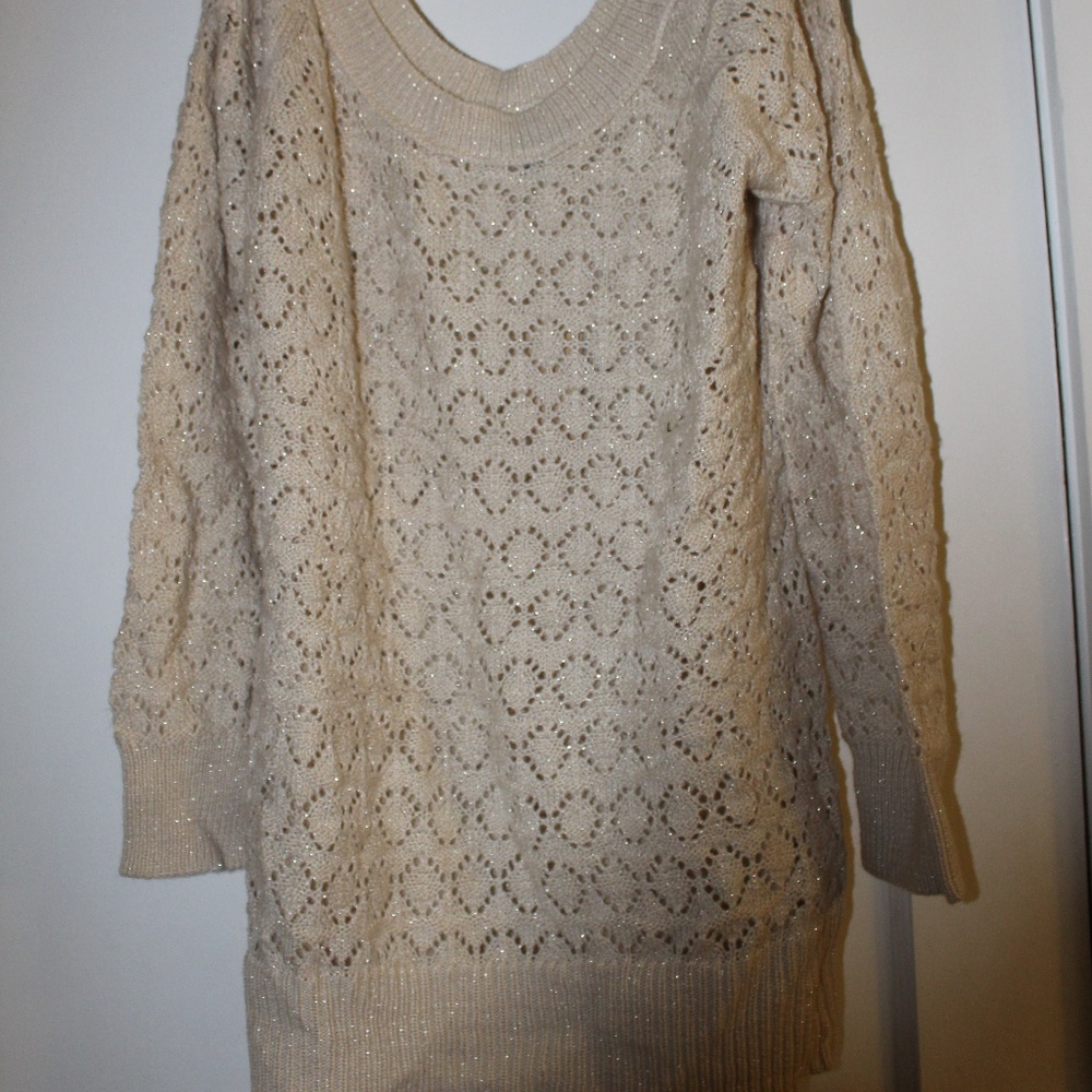 American Eagle - White Tunic Sweater